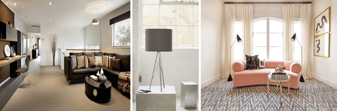 Check the mood with statement floor lamps