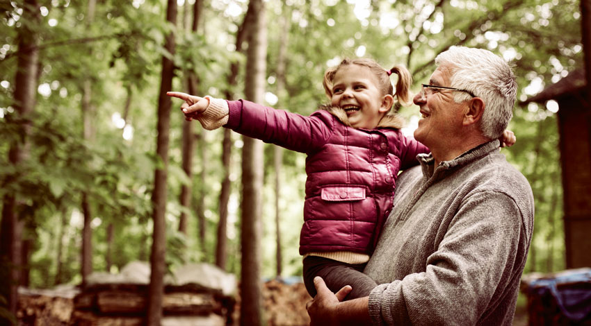 Grandparent with Grandchild