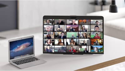 Included Zoom meeting on a second device