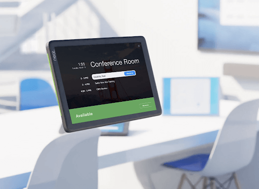 Zoom Rooms Scheduling Displays conference room